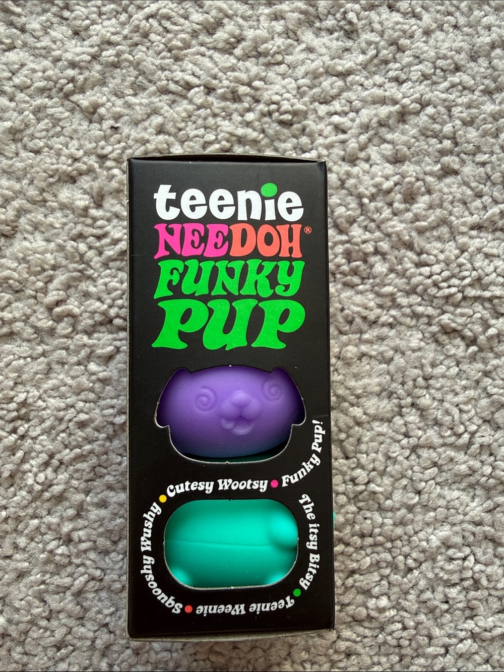 Funky Pup Kids Toy - Purple & Teal